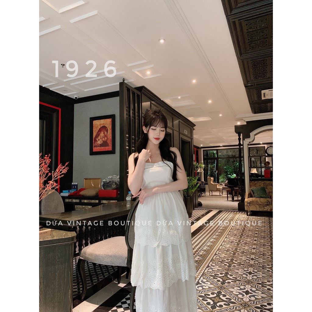 Đầm maxi trễ vai bèo, Chất liệu thô cao cấp 17066 | BigBuy360 - bigbuy360.vn