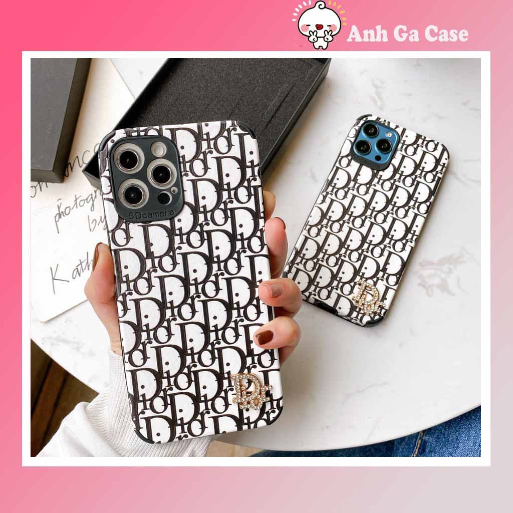 Ốp lưng iphone Di- OR LOGO ĐÁ NHÁM VÂN 6s/6s plus/6/7/7plus/8/8plus/x/xs/xs max/11/11 pro/11 promax-AnhGa Case