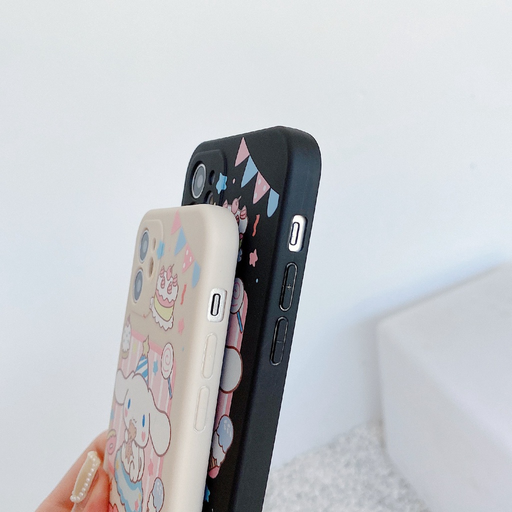 Ốp Điện Thoại Hình Cinnamoroll Cho Iphone 13 / Pro / Pro / MAX / mini / 11 / XR / Chống Sốc / XS / MAX / ins / 7 / 8P / 6S / SE