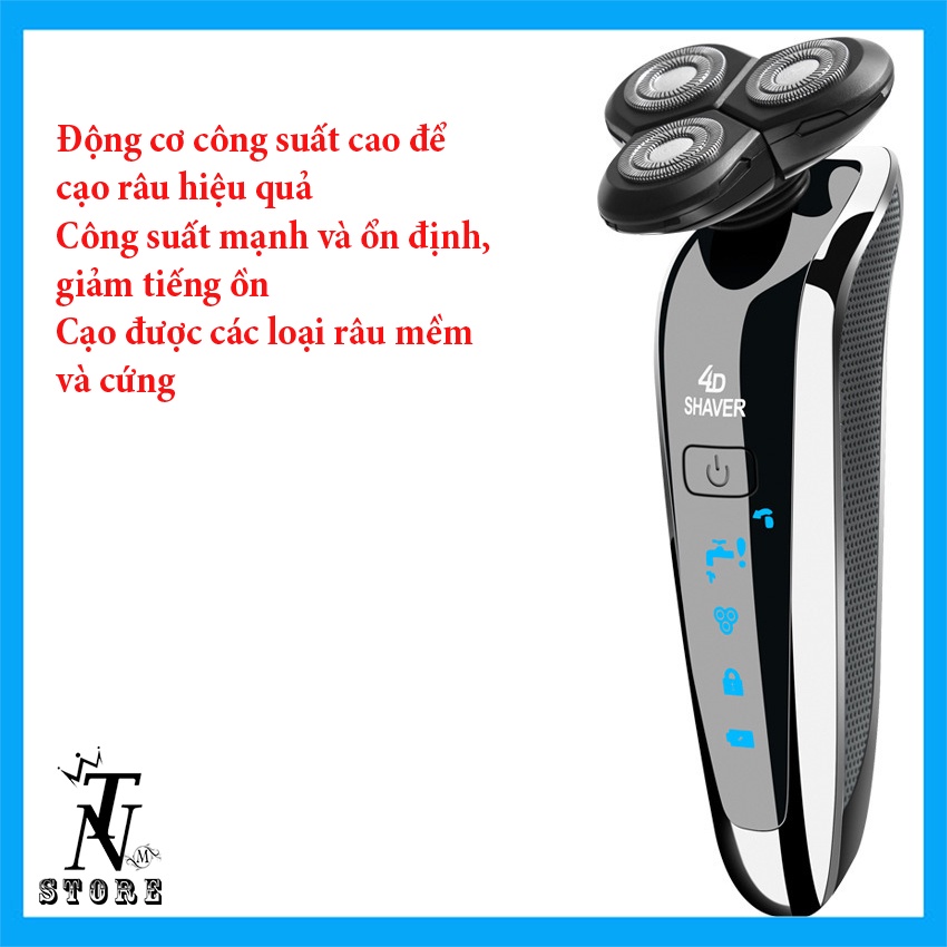Máy cạo râu đa năng 3 trong 1 SHAVER SK1889 Sạc USB chống nước - Cạo râu,tỉa lông mũi,tông đơ - BẢO HÀNH 12 THÁNG