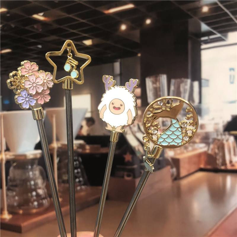 Que Khuấy Cà Phê starbucks / Thìa / Thìa / starbucks Bằng Thép Không Gỉ