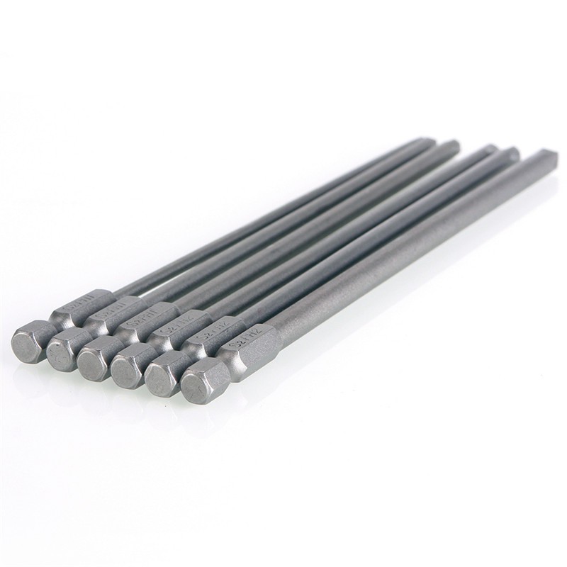 Bộ 6 Tua Vít Đầu Lục Giác Có Nam Châm 1 / 4 &amp;Apos; &amp;Apos; S2 150Mm