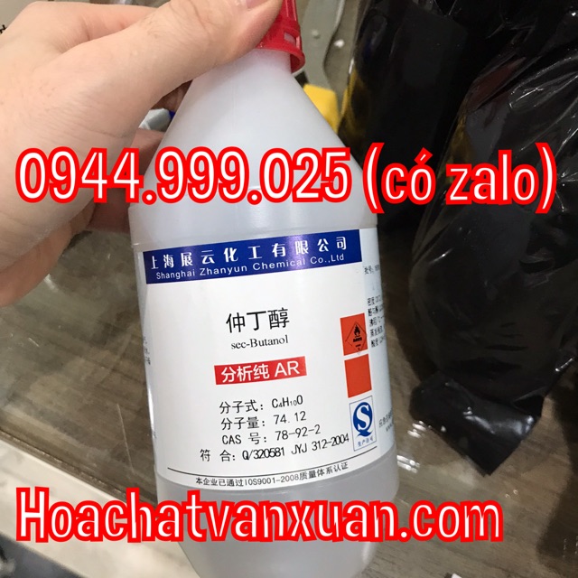 Hóa chất 2-Butanol sec-butanol CAS 78-92-2 C4H10O chai 500ml butanol