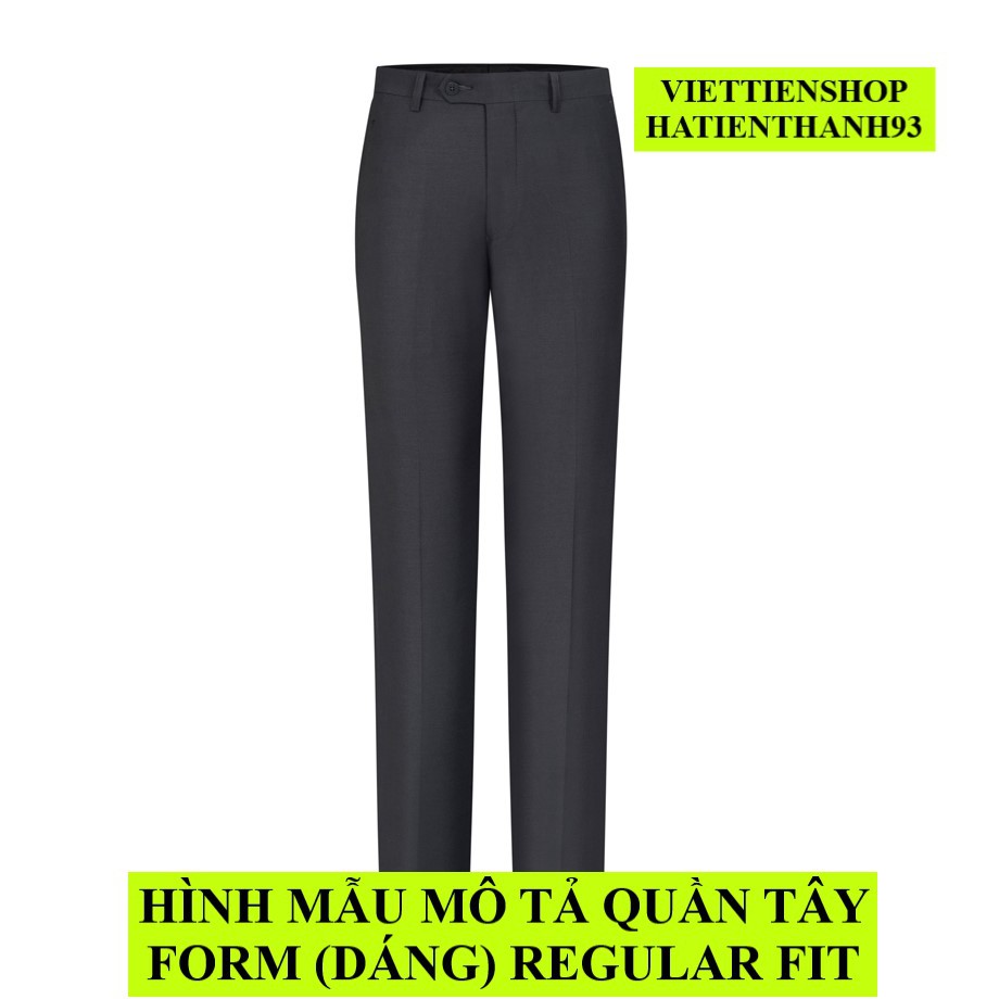 (4161 - RF) QUẦN TÂY VIỆT TIẾN KHÔNG LY MÀU THAN CỦI FORM ÔM VỪA | BigBuy360 - bigbuy360.vn