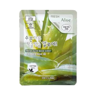 Mặt nạ 3w clinic fresh aloe mask sheet