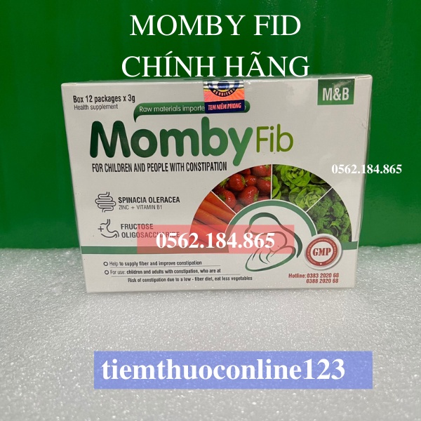 MOMBY FIB XANH - CỐM VI SINH CHO MẸ & BÉ  ĐÁNH BAY TÁO BÓN