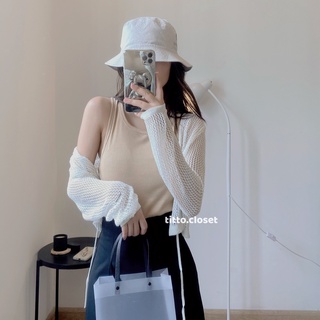 Áo Croptop Ba Lỗ Trơn Basic Thun Bozip - Ảnh Thật - Titto Closet
