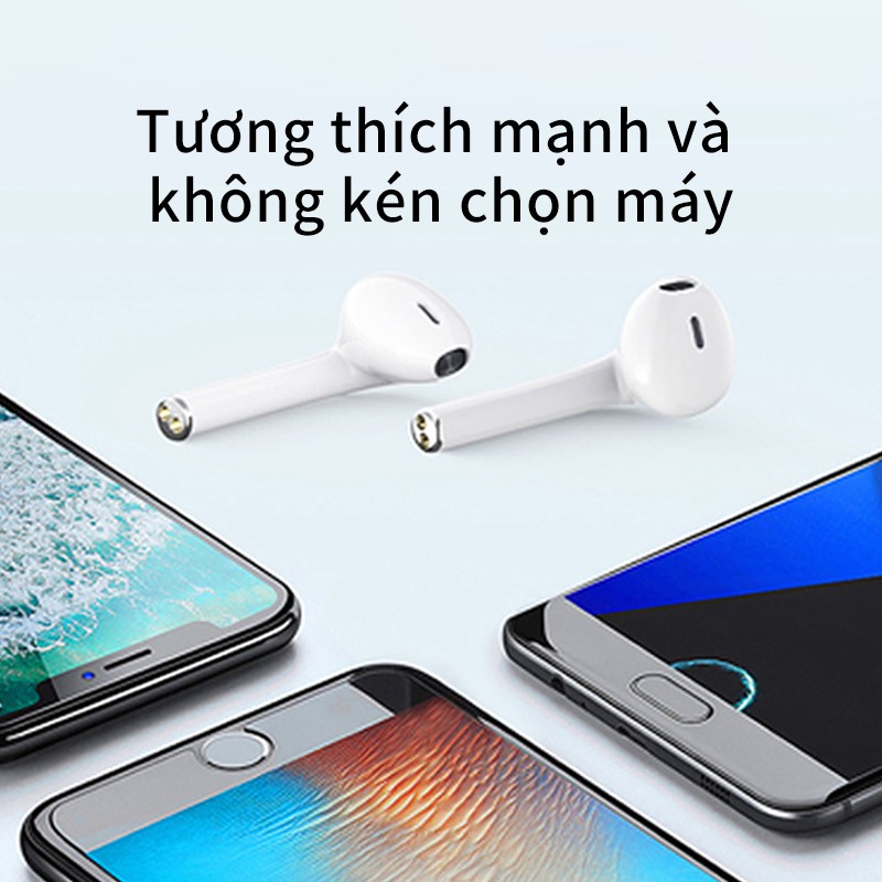 Tai nghe Bluetooth Không Dây i12 TWS Bản Nâng Cấp Chip 5.0 CHẤT LƯỢNG TỐT