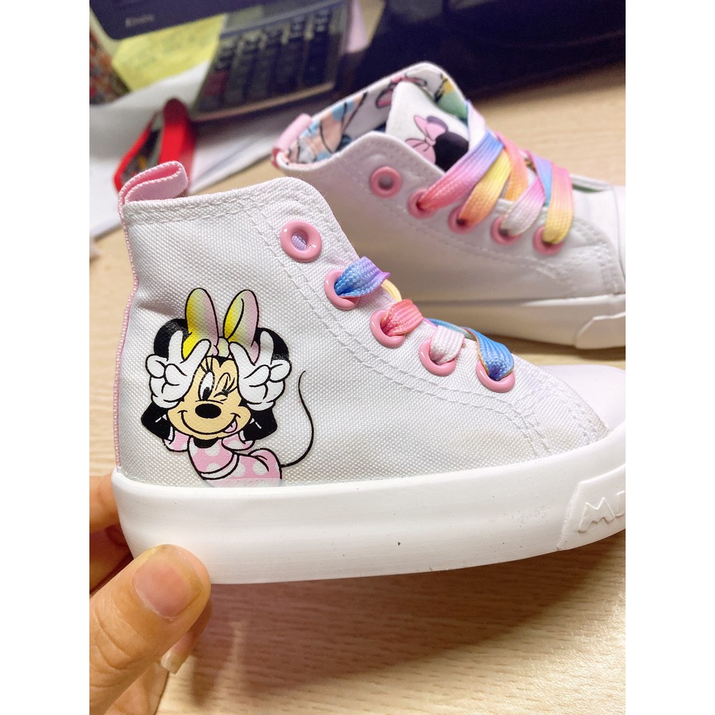 Giày cao cổ Minie Mouse bé gái dư xịn | BigBuy360 - bigbuy360.vn