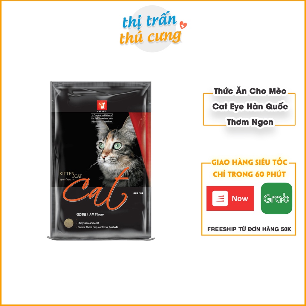 Thức ăn cho mèo hạt Cat Eye | Cateye | Cateyes 1kg Thị Trấn Thú Cưng