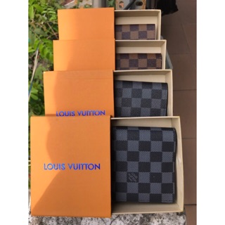 Ví nam ngắn caro fullbox