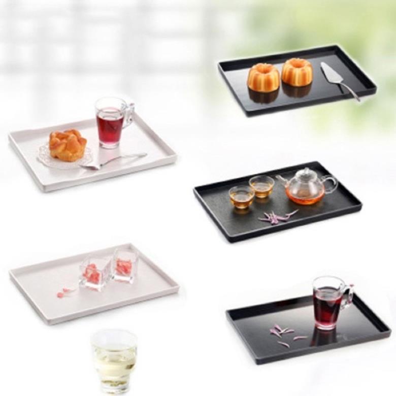 Khay phíp Melamine có vân giả gỗ chống trượt Loại 1