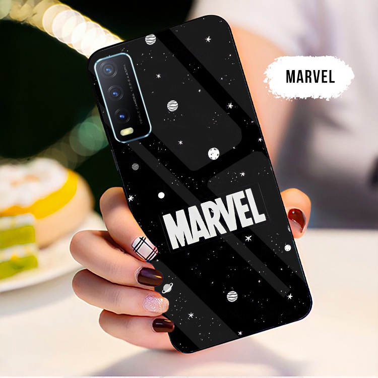 Ốp Lưng VIVO Y20, Y20S, Y12S, V20SE Mặt kính cường lực cao cấp, sáng bóng, chất lượng