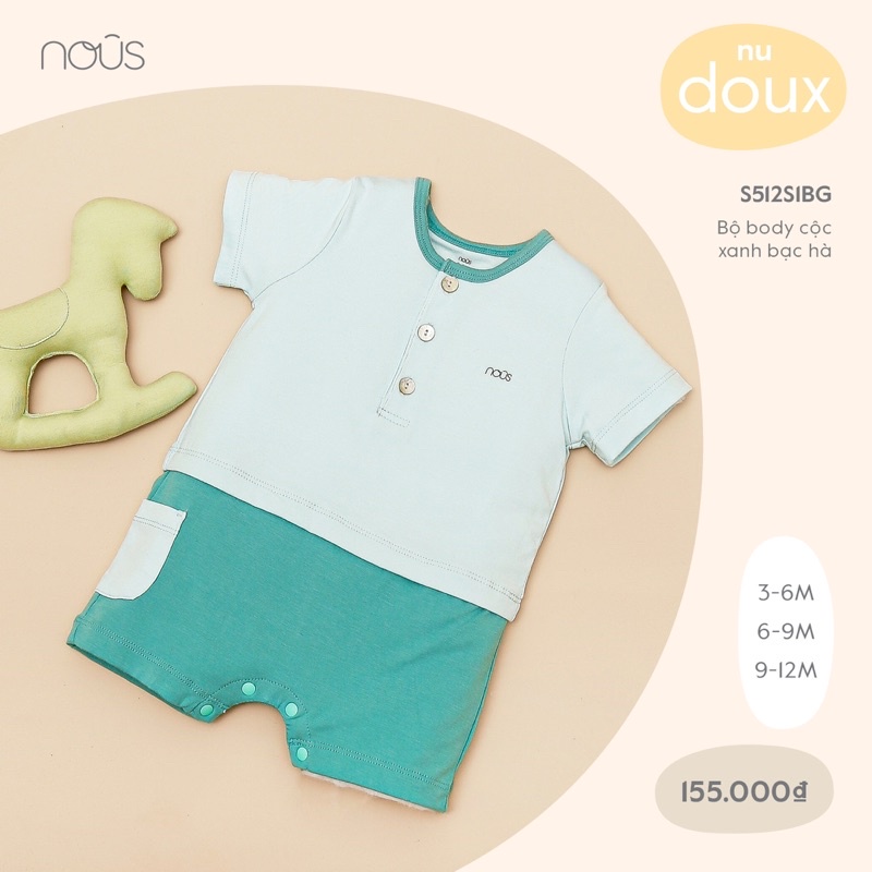 BODY CỘC HÈ NOUS BÉ TRAI 3-12M