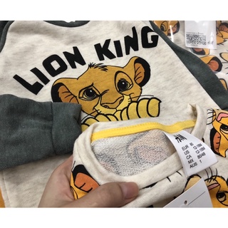 Set 2 bộ nỉ Lion bé trai