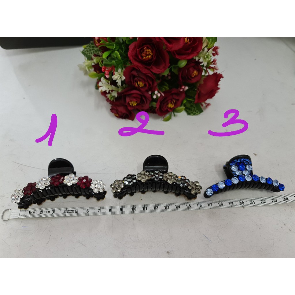 Gấp tóc hột đá nhiều màu