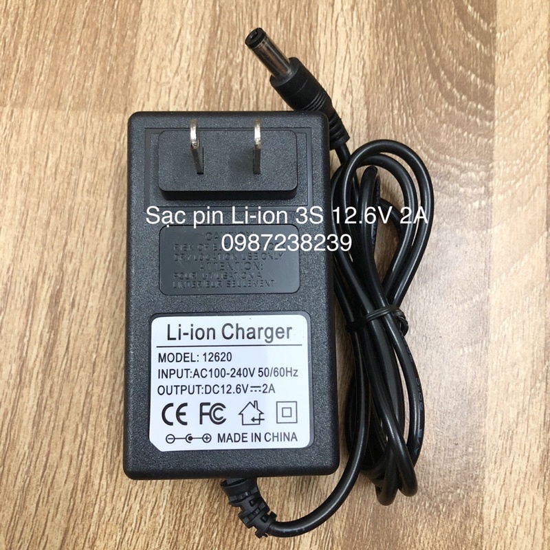 Sạc pin Li-ion 3S 12.6V 2A - Lithium charger