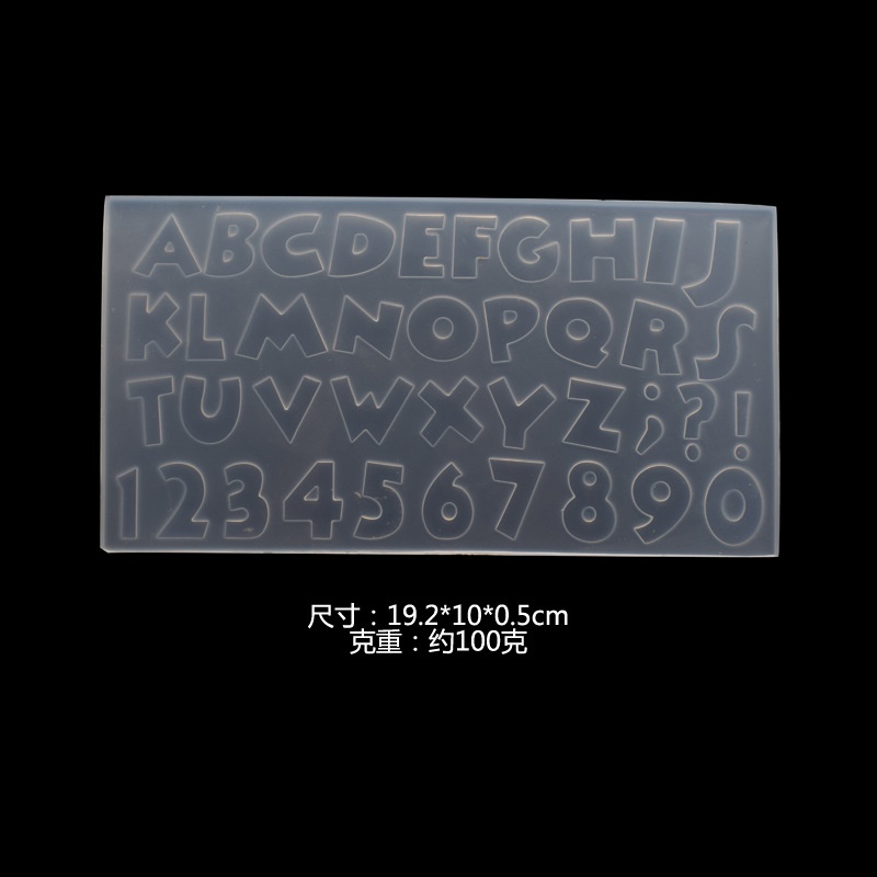 Khuôn Silicone Làm Đồ Thủ Công Hình Chữ Cái Tiếng Anh