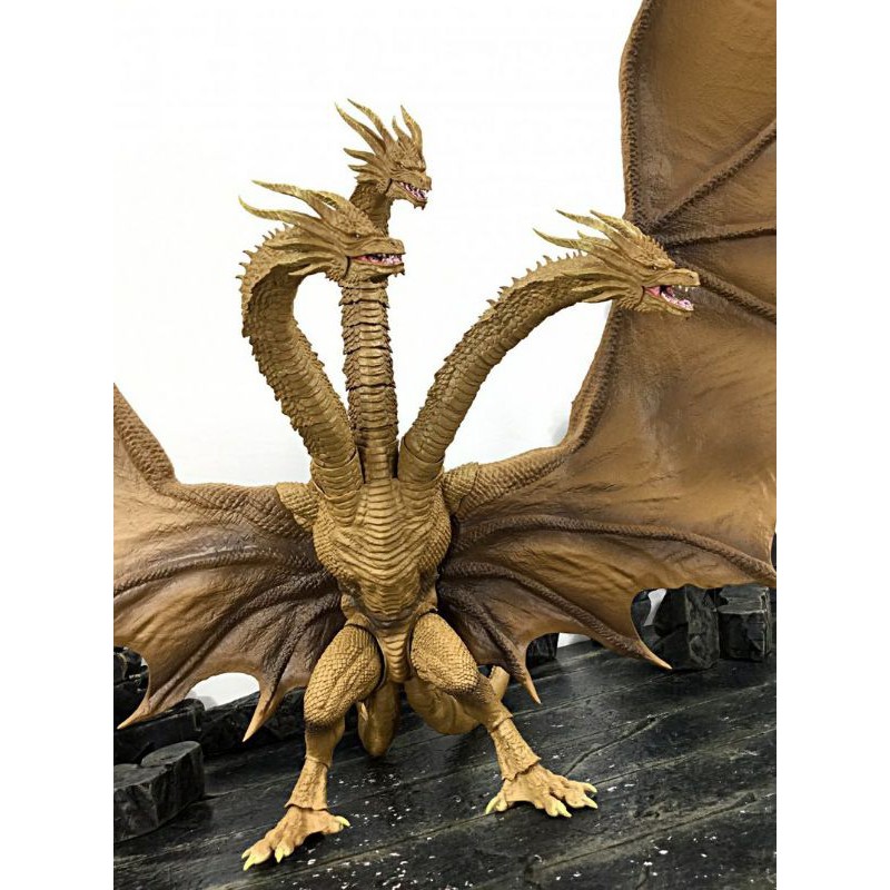 Mô hình đồ chơi khủng long Godzilla. king Ghidorah SH Monster 2019.