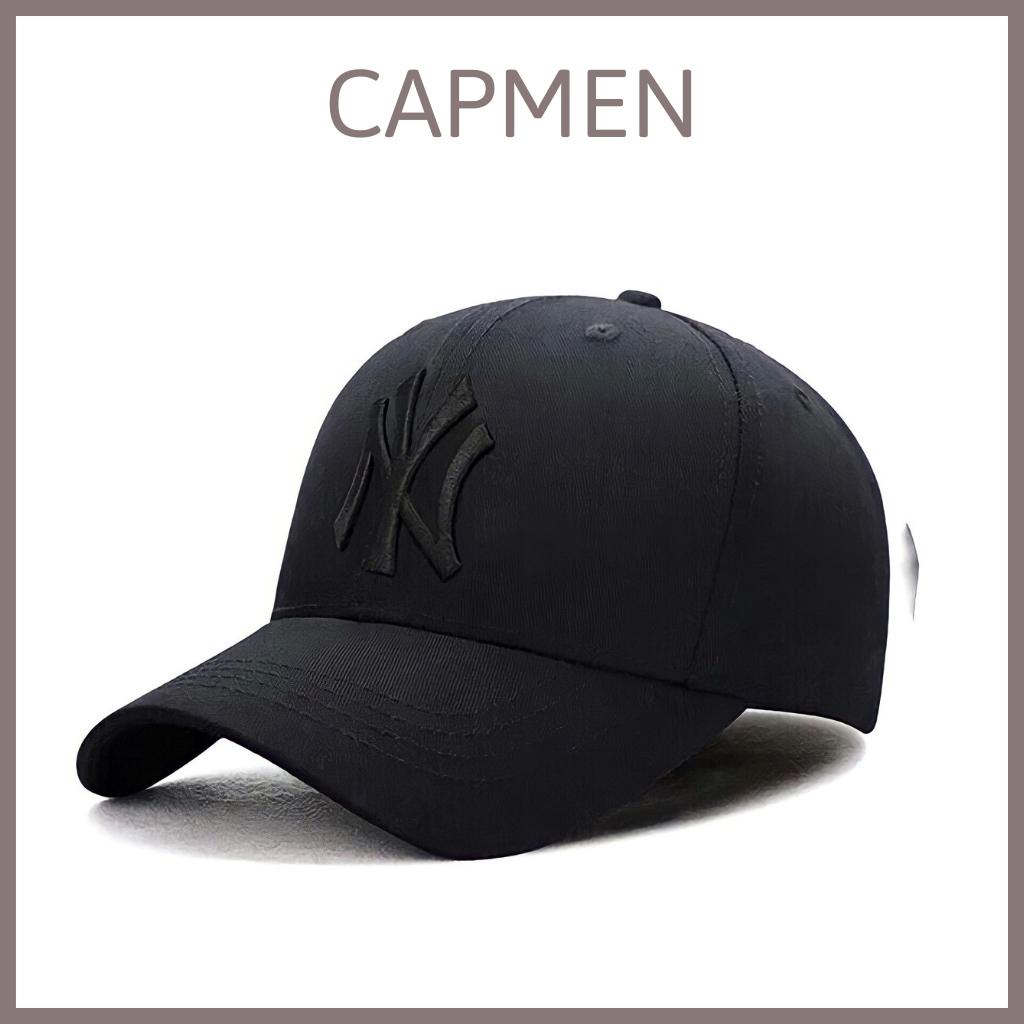 Mũ lưỡi trai bóng chày mlb ny Yankees bản màu đen hàng VNXK full tem tag cao cấp