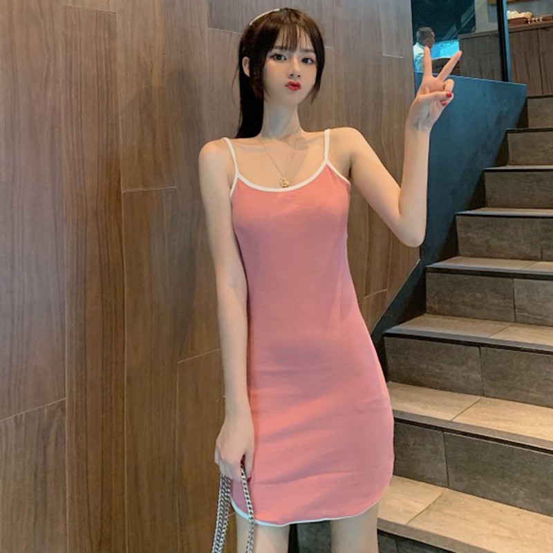 Váy Nữ Đầm Body Dây Mảnh Thiết Kế Ôm Sát Tôn Dáng