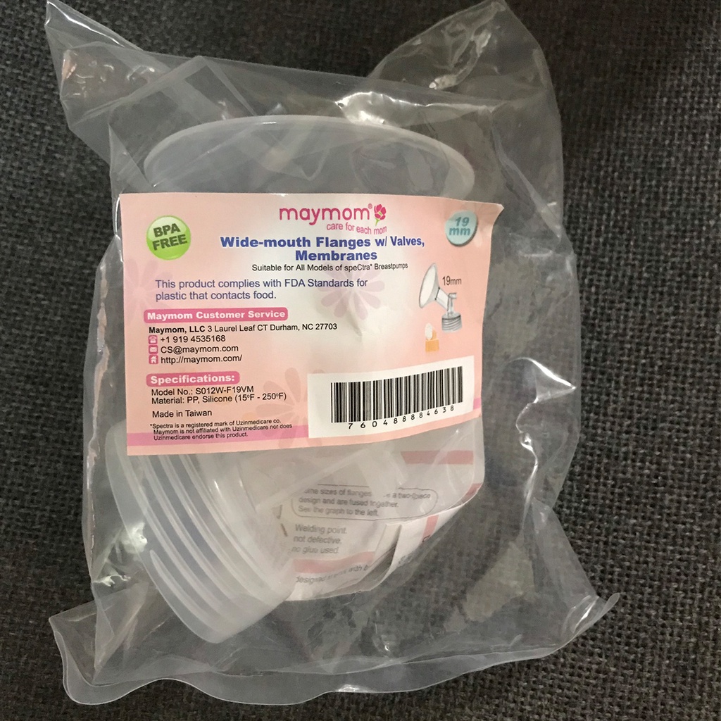Phễu hút sữa cổ liền Spectra/Maymom  1 cái