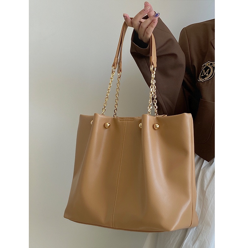 Túi tote Đeo Vai Kích Cỡ Lớn Kiểu Dáng Đơn Giản Hợp Thời Trang