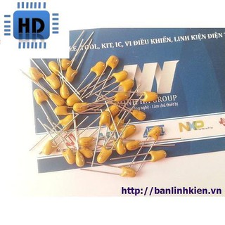 Tụ Tantalum 103-10nF DIP5.08 (Sứ Vàng) (10PCS) zin HD1