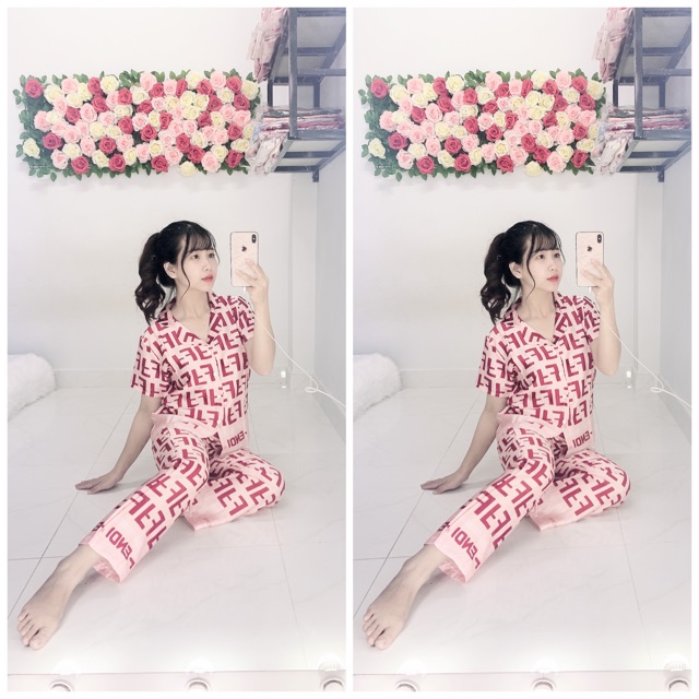 BỘ MẶC NHÀ PIJAMA TAY NGẮN QUẦN DÀI | BigBuy360 - bigbuy360.vn