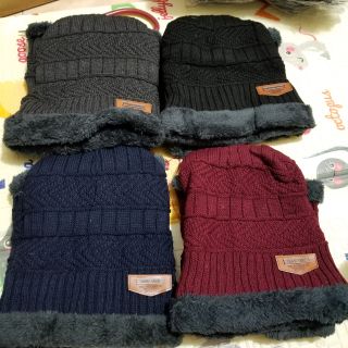 Set khăn kèm mũ mùa đông