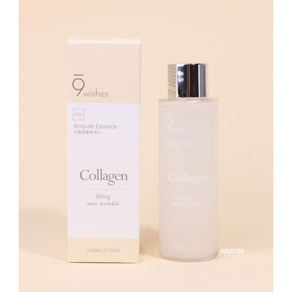 Tinh chất giảm nếp nhăn 9 Wishes Collagen Ampule Essence 150ml