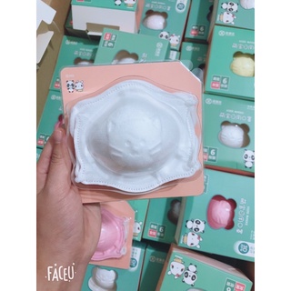 Khẩu trang gấu ảnh thật set 7c