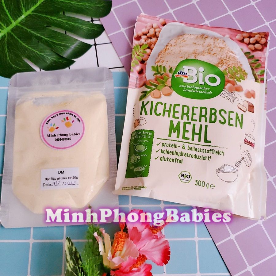 [Tách lẻ] Bột Đậu Gà Hữu Cơ DM Đức 50g