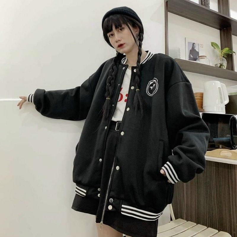Áo khoác Bomber nỉ cotton Mặt người siêu đẹp.hangtotgiare98 | BigBuy360 - bigbuy360.vn