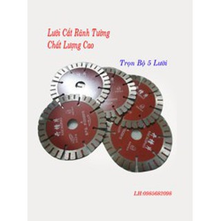 LƯỠI CẮT ĐA NĂNG-LƯỠI CẮT CHO MÁY CẮT RÃNH TƯỜNG 125MM BỘ 5 LƯỠI