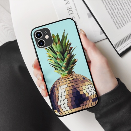 Ốp lưng iphone hình golden pineapple collage art pop art cute dẻo  cho các dòng SAMSUNG PAP20210741