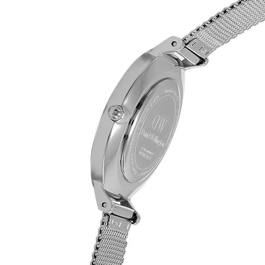 Đồng Hồ Nữ Daniel Wellington Classic Petite Sterling Black & Vòng Tay DW Cuff Chính Hãng - OtisWatch