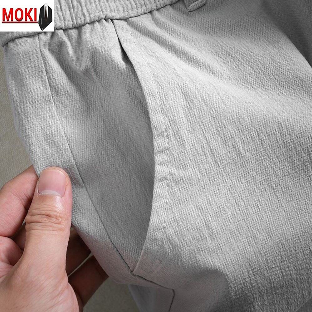 Quần đũi dài nam MOKI ống suông Form Slimfit dáng âu, chất đũi mềm mịn không nhăn xù | BigBuy360 - bigbuy360.vn