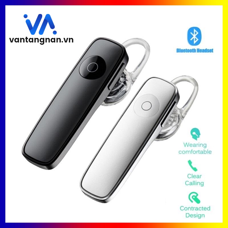 Tai Nghe Không Dây M165 Kết Nối Bluetooth 4.1 Chống Ồn Kèm Mic Dành Cho Điện Thoại