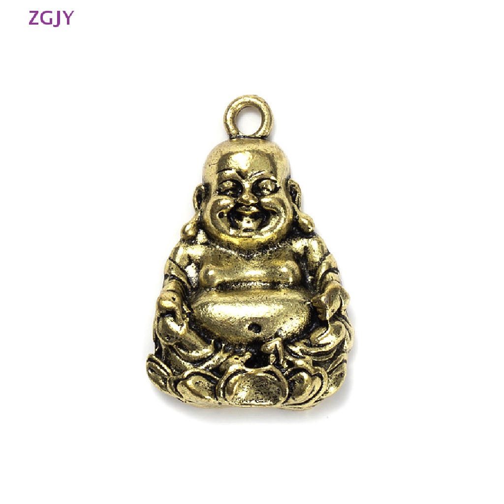 1 Mặt Dây Chuyền Hình Tượng Phật May Mắn Phong Cách Vintage Mới