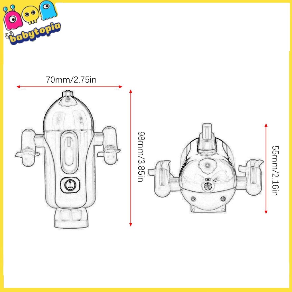 Tàu Ngầm Mini Điều Khiển Từ Xa Có Đèn Led