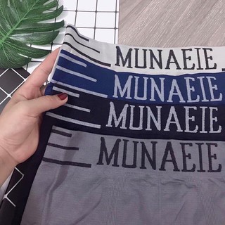 Combo 4 quần lót đùi nam munafie dệt kim cotton 100% kolaba cbbx01