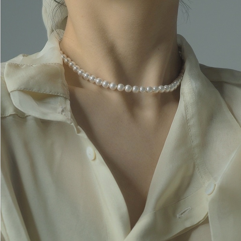 Vòng Cổ Choker Ngọc Trai Giả Thời Trang Thanh Lịch Cho Nữ