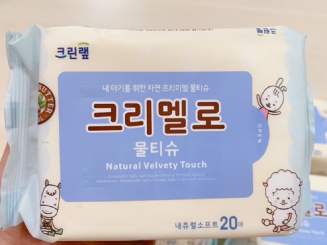 [Mã 267FMCGSALE giảm 8% đơn 500K] Khăn Giấy Ướt Natural Soft Hàn Quốc Cho Bé