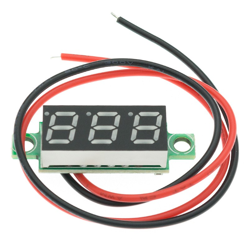 Vôn Kế Kỹ Thuật Số Mini 0.28 Inch 2.5V-40V 5V 9V 12V 24V