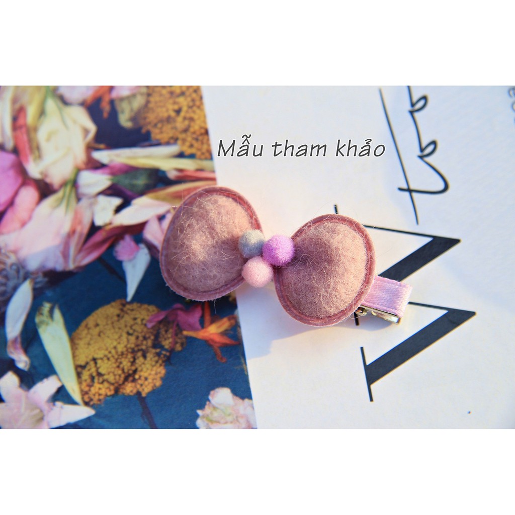 Nơ da nhồi bông - Set 2 cái