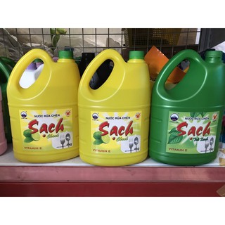 Nước rửa chén Sạch can 4kg