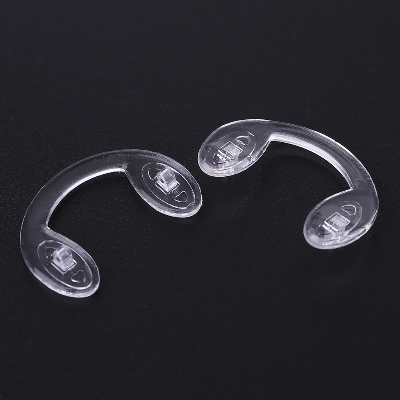 2 Đệm Mũi Silicone Mềm Mại Hình Chữ U Cho Mắt Kính