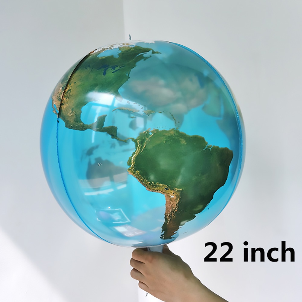 Không gian bên ngoài chủ đề thiên hà tên lửa phi hành gia ufo 22 inch bóng bay hành tinh lá nhôm cậu bé quà tặng trang trí tiệc sinh nhật