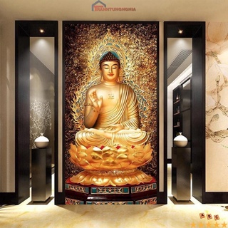 Tranh đính đá phật a di đà DD9739 (50cm x 90cm)